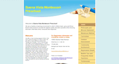 Desktop Screenshot of buenavistamontessori.com
